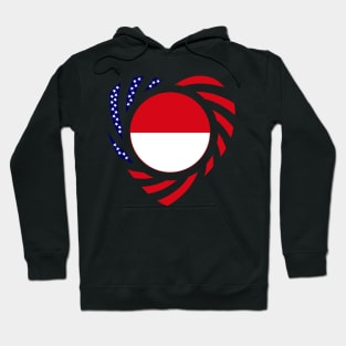 Indonesian Multinational Patriot Flag Series (Heart) Hoodie